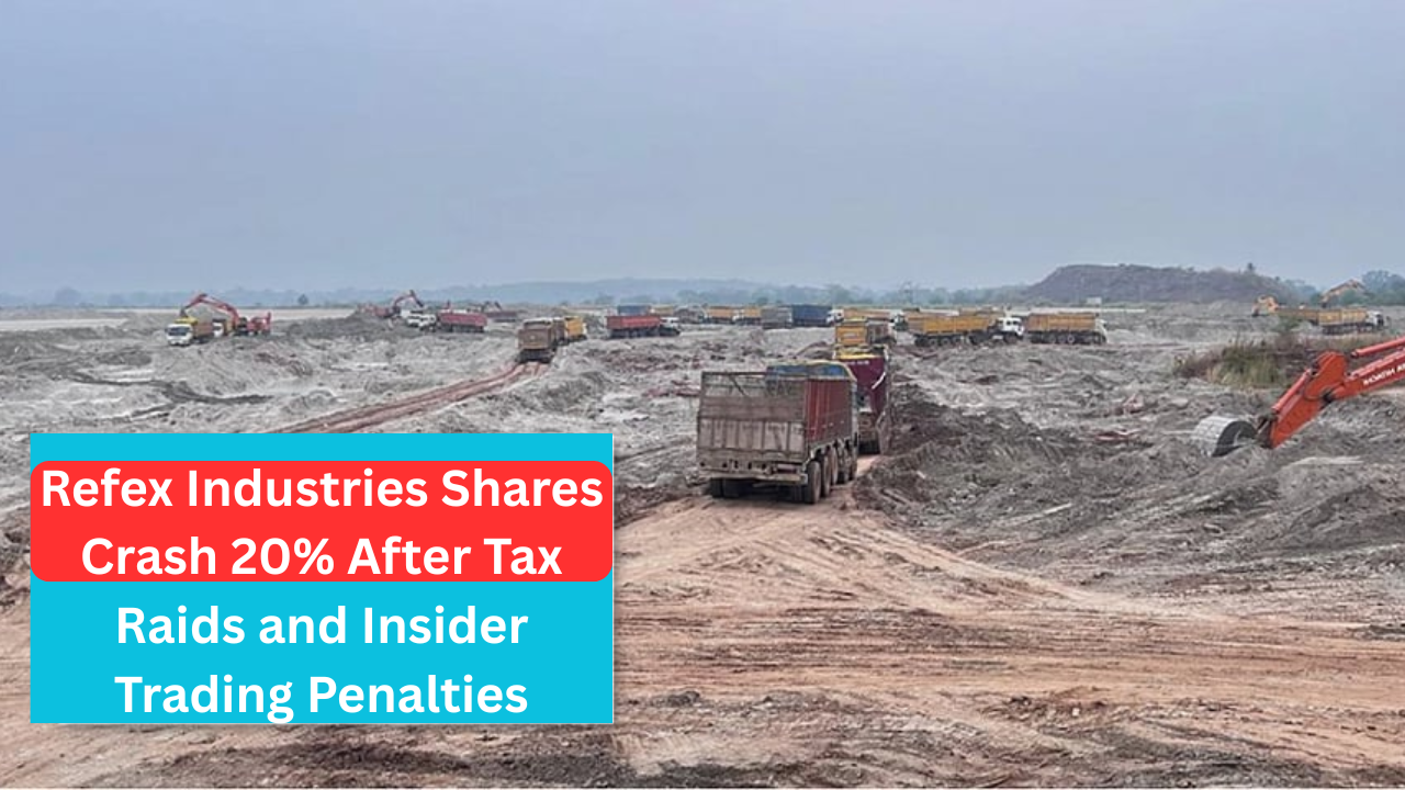 Refex Industries Shares Crash 20% After Tax Raids and Insider Trading Penalties
